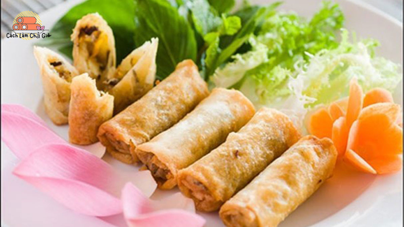 cách làm chả giò chay khoai lang